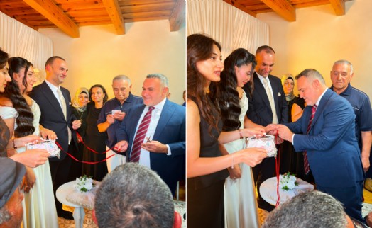Çiğli siyasetine nişan molası! CHP ve YENİ Parti'yi buluşturan merasim!