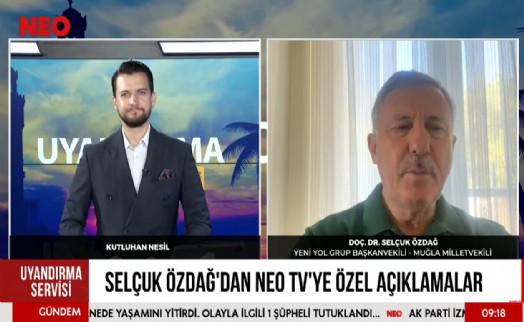 Özdağ'dan NEO TV'de Gelecek Partisi'nin fesih kararına sert tepki: 'Davutoğlu istifa edebilir ama partiyi feshedemez'