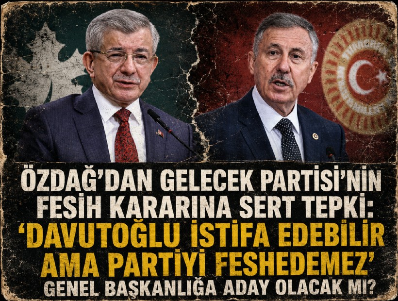 Özdağ’dan NEO TV'de Gelecek Partisi’nin fesih kararına sert tepki: 'Davutoğlu istifa edebilir ama partiyi feshedemez'