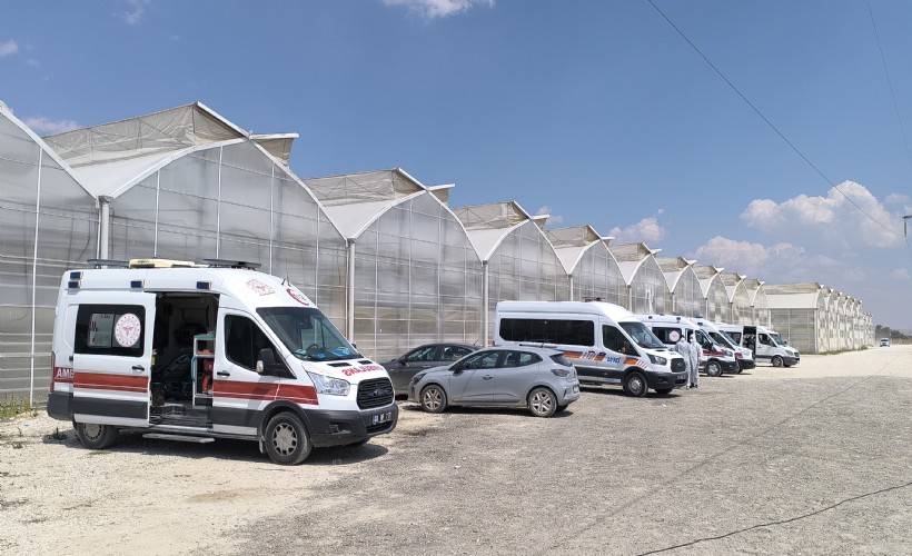 Sera çalışanları tarım ilacından etkilendi: 24 kişi hastanede