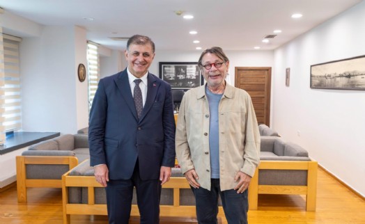 Tugay ve Sepil Göztepe'nin İnciraltı projesini görüştü; Her doğru projeye desteğe hazırız