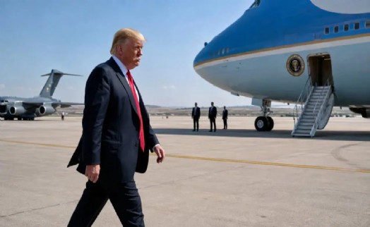Türkiye'den ayrılan Trump, suikast tehdidi nedeniyle başka uçağa nakledilmiş!