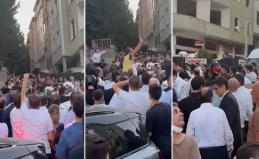 Ümraniye’de Süleymancılara ait adrese operasyon: Polisle grup arasında arbede!