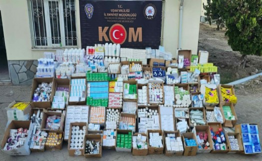 Uşak'ta 5 bin 958 kutu tarihi geçmiş hayvansal ilaç ele geçirildi