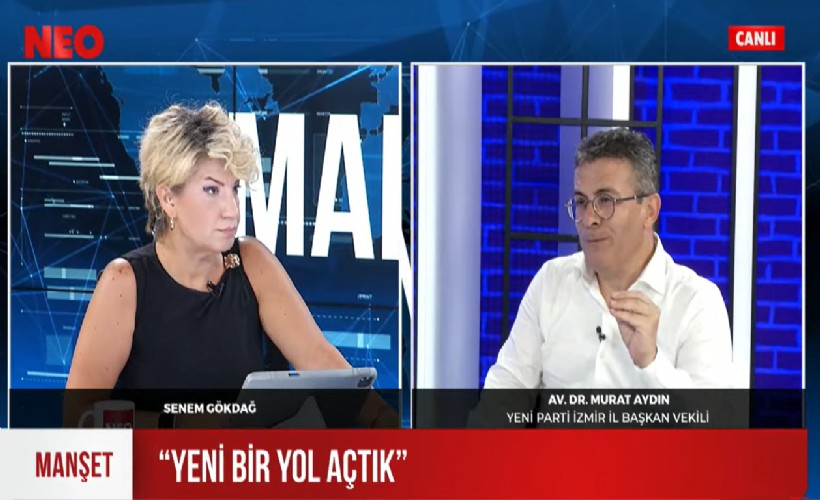 YENİ Partili Murat Aydın NEO TV’de konuştu: ‘Yeni siyaset sadece bir söylem ya da PR meselesi değil’