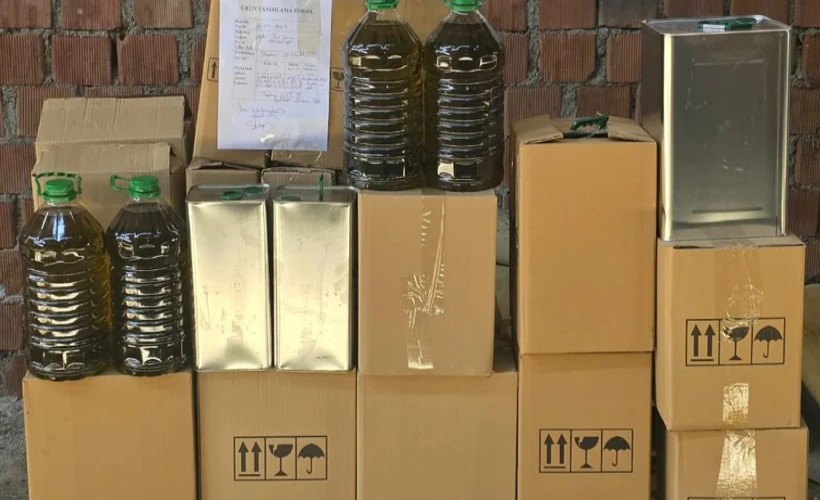 4 ton sahte yağ piyasaya sürülmeden yakalandı