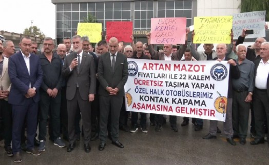 Akaryakıt zamları bardağı taşırdı: Özel halk otobüsçüleri kontak kapatma tarihini açıkladı