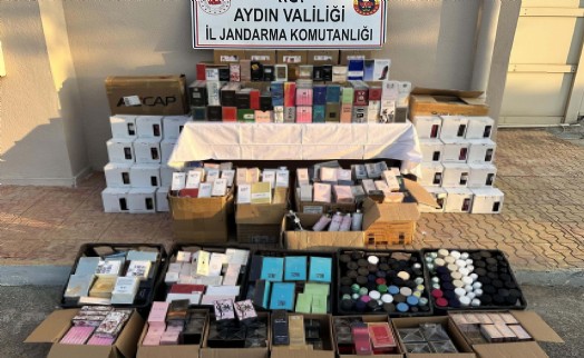 Aydın'da 4 milyon liralık kaçak kozmetik ürünü ele geçirildi