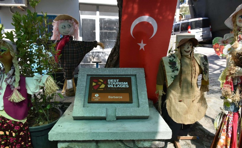 Barbaros Köyü’nün uluslararası başarısı plaketle taçlandı