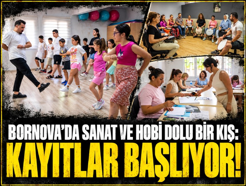 Bornova’da sanat ve hobi dolu bir Kış: Kayıtlar başlıyor!