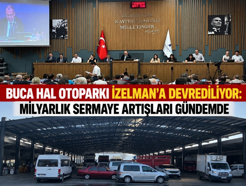 Buca Hal Otoparkı İZELMAN’a devrediliyor: Milyarlık sermaye artışları gündemde
