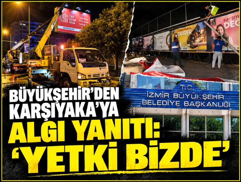 Büyükşehir'den Karşıyaka'ya algı yanıtı: 'Yetki bizde'
