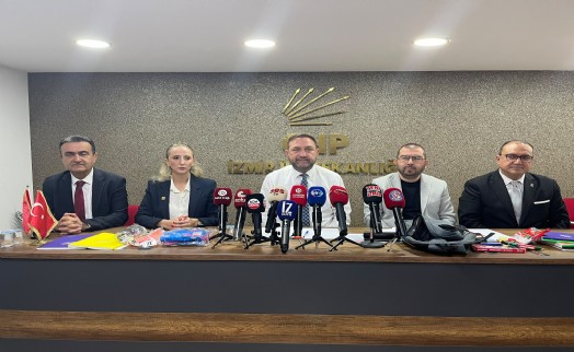 CHP İzmir'den eğitim alarmı: Çanta 2 bin 500, toplam fatura 10 milyon!