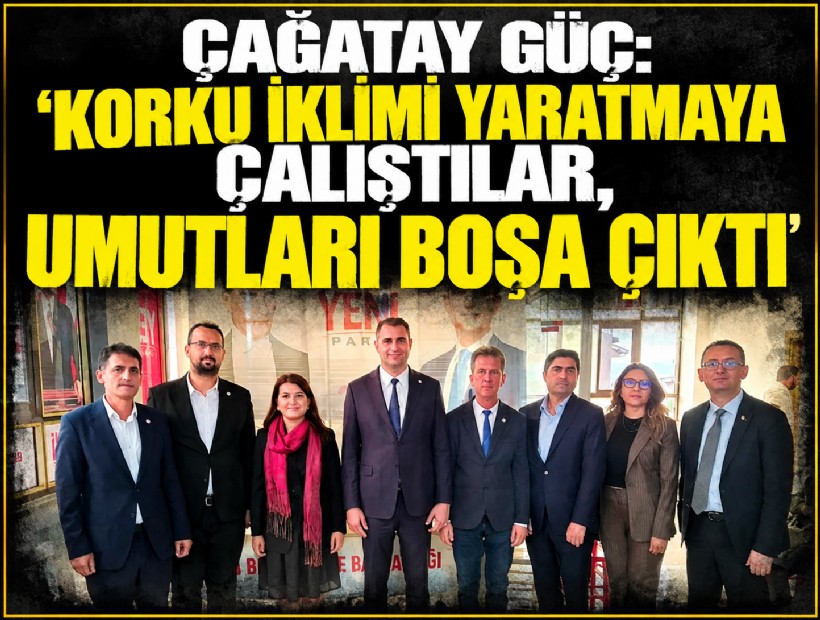 Çağatay Güç: 'Korku iklimi yaratmaya çalıştılar, umutları boşa çıktı'