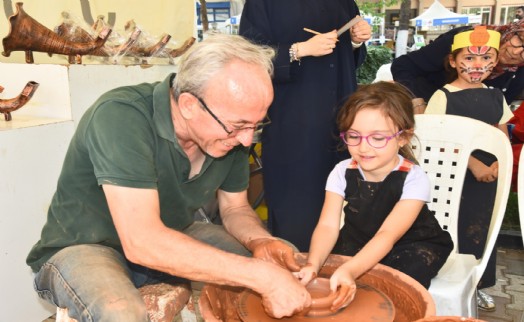 Çömlek Festivali'nde dünyaca ünlü eller yarıştı