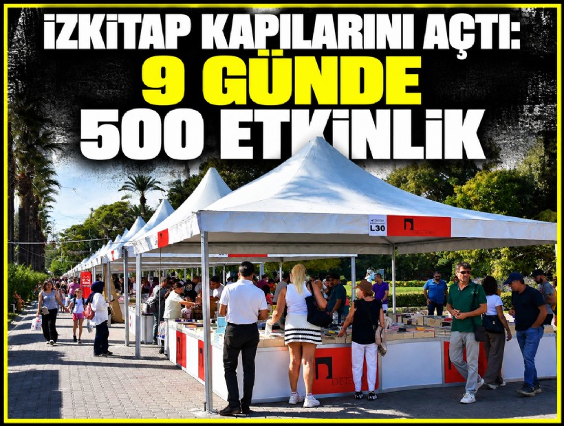 İZKİTAP kapılarını açtı: 9 günde 500 etkinlik