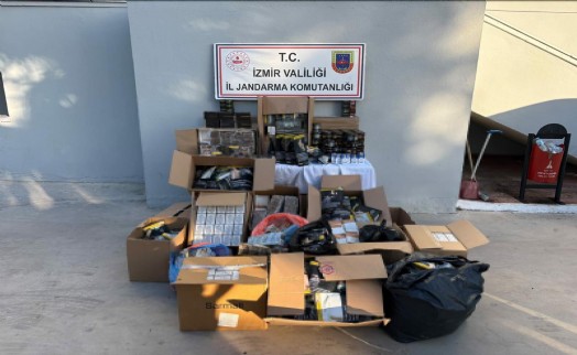 İzmir'de 60 bin boş makaron ele geçirildi