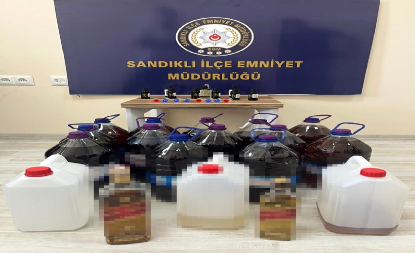 Afyonkarahisar'da kaçak alkol operasyonu