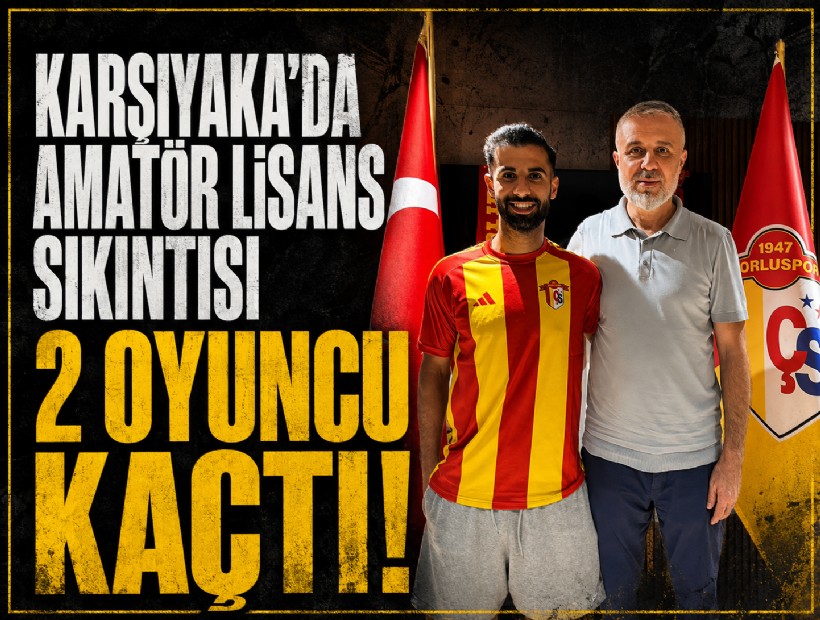 Karşıyaka'da amatör lisans sıkıntısı: 2 oyuncu kaçtı