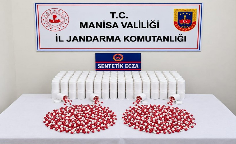 Kırsal alana gizlediği 12 bin 450 sentetik hapla ele geçirilen şüpheli tutuklandı