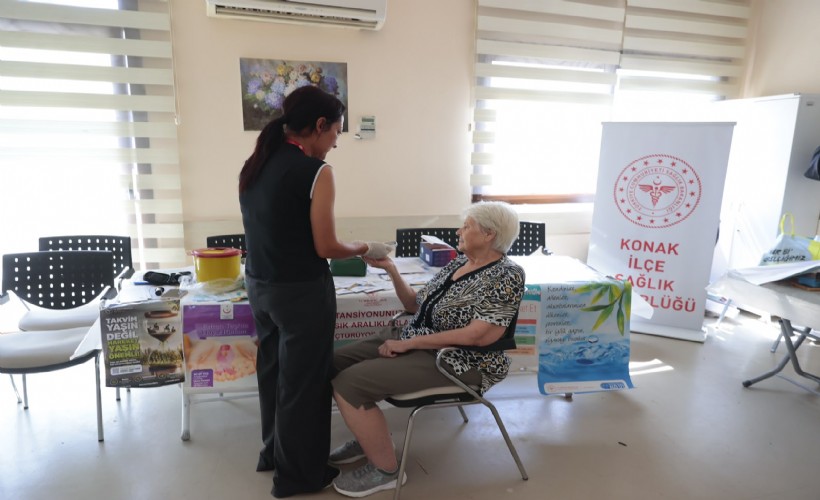 Konak’ın ‘İleri Yaş’ üyelerine ücretsiz sağlık taraması