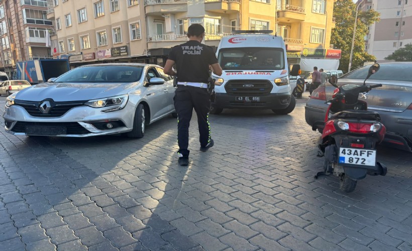 Kütahya'da trafik kazası; 1 yaralı