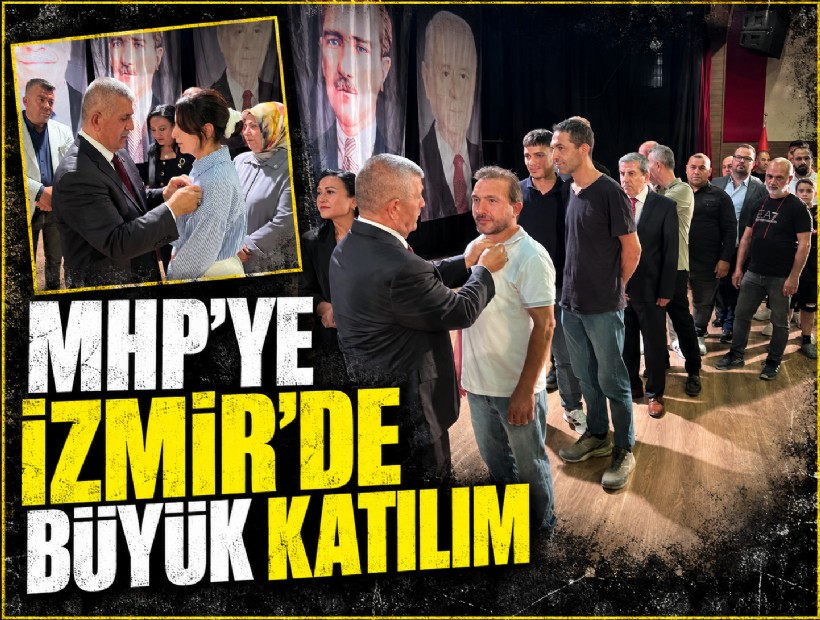 MHP'ye İzmir'de büyük katılım: Şahin'den 'Terörsüz Türkiye' mesajı