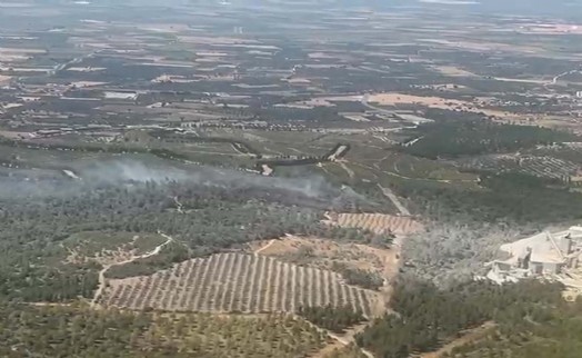 Manisa Soma'da alevler yükseldi: Yangın 2,5 saatte kontrol altına alındı