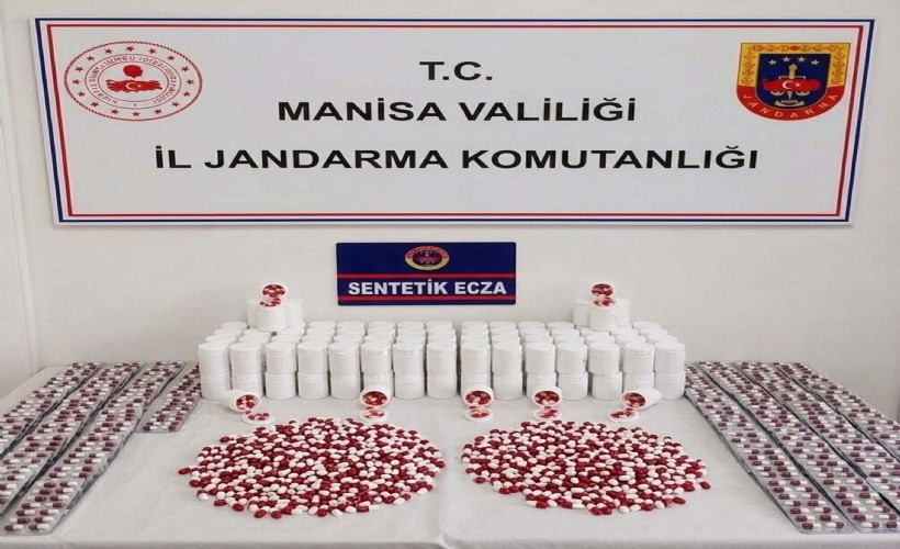 Manisa’da sentetik hap operasyonu