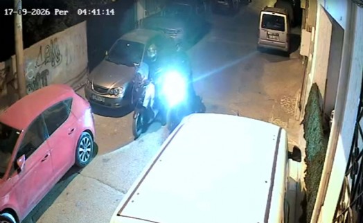 Motosiklet hırsızları iş başında