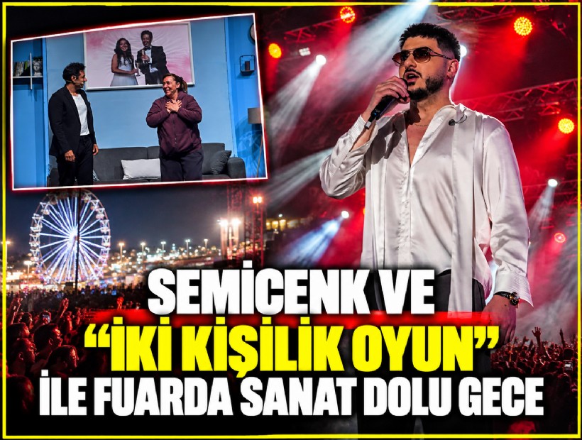 Semicenk ve 'İki Kişilik Oyun' ile fuarda sanat dolu gece