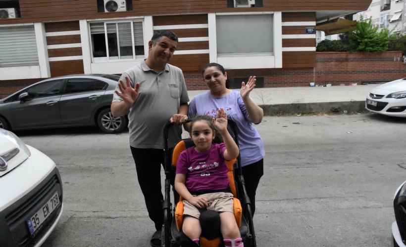 Serebral palsili Yağmur'un tek hayali arkadaşları gibi yürüyebilmek