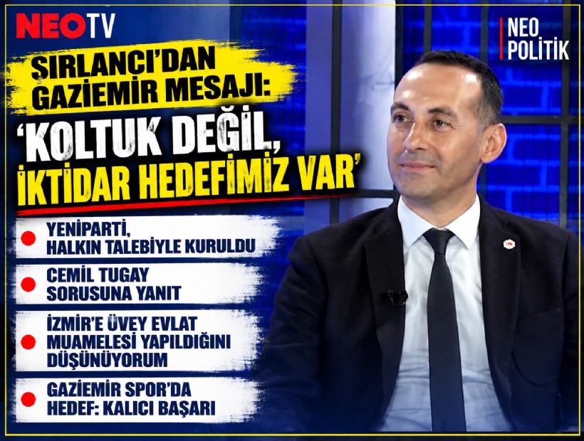 Şırlancı’dan Gaziemir mesajı: ‘Koltuk değil, iktidar hedefimiz var’