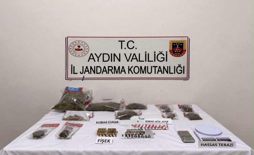 Söke’de uyuşturucu ve silah operasyonu: 1 gözaltı