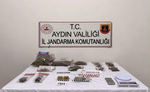 Söke’de uyuşturucu ve silah operasyonu: 1 gözaltı