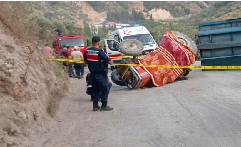 Traktörün altında kalan sürücü hayatını kaybetti