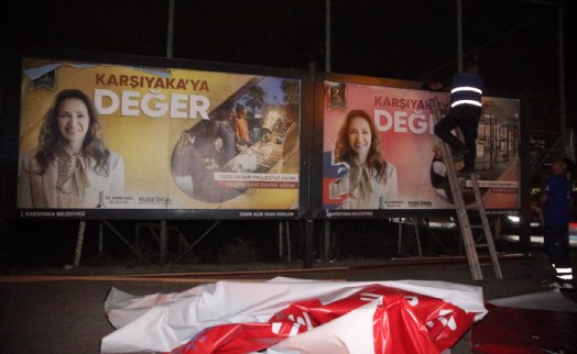 Tugay - Ünsal gerilimi sürüyor: Afişlerini söktü, ceza kesti!