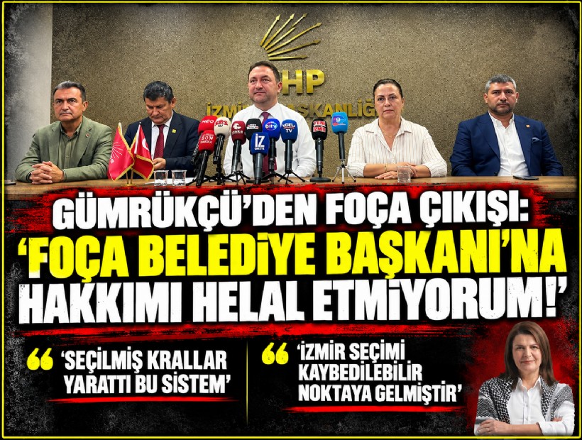 Utku Gümrükçü’den Foça çıkışı: 'Hakkımı helal etmiyorum!'