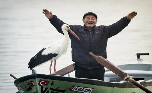 Yaren Leylek ve Adem amcanın dostluğu İzmir Sanat’ta