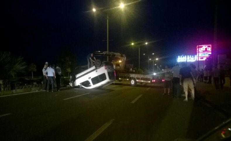 Takla atan aracın sürücüsü polisi suçladı