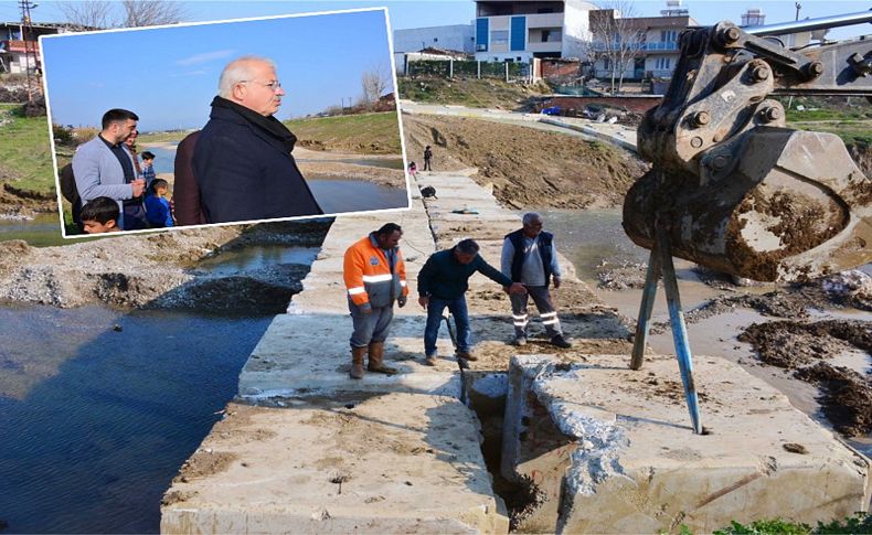 Torbalı Belediyesi köprüyü yeniden inşa etti