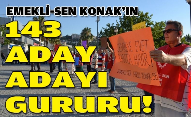 143 aday adayı ile seçim yarışına dahil oldular