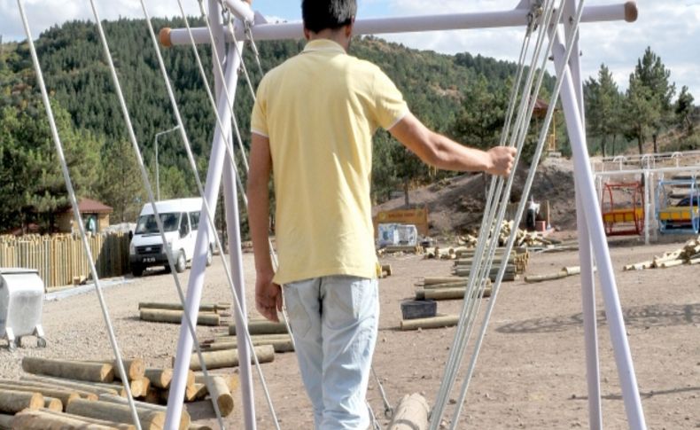 15 yaşından büyüklere macera parkı