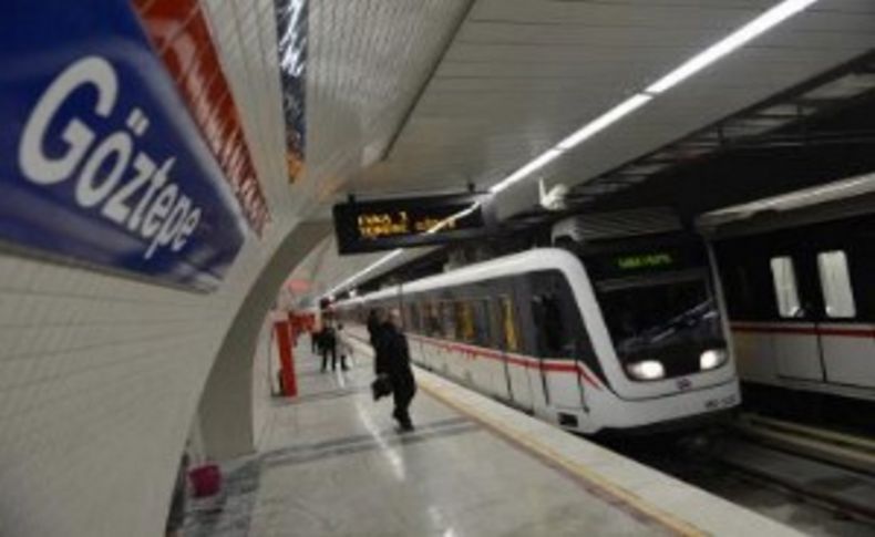 İzmir metrosu “Göztepe”ye uzadı