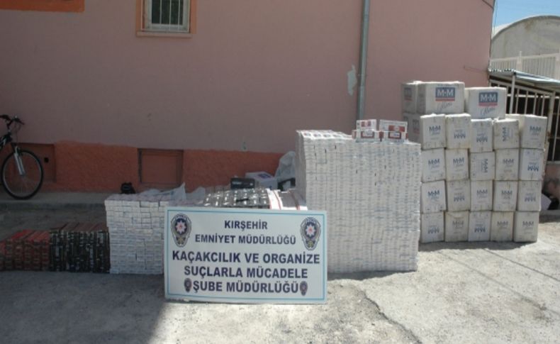 19 bin 990 paket gümrük kaçağı sigara ele geçirildi