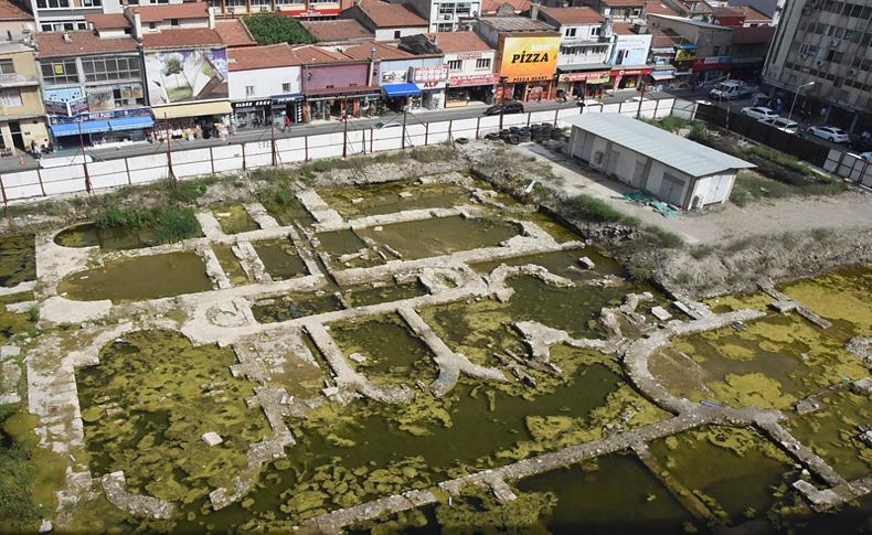 2'nci yüzyıldan kalma Roma hamamı kalıntılarını yosun kapladı