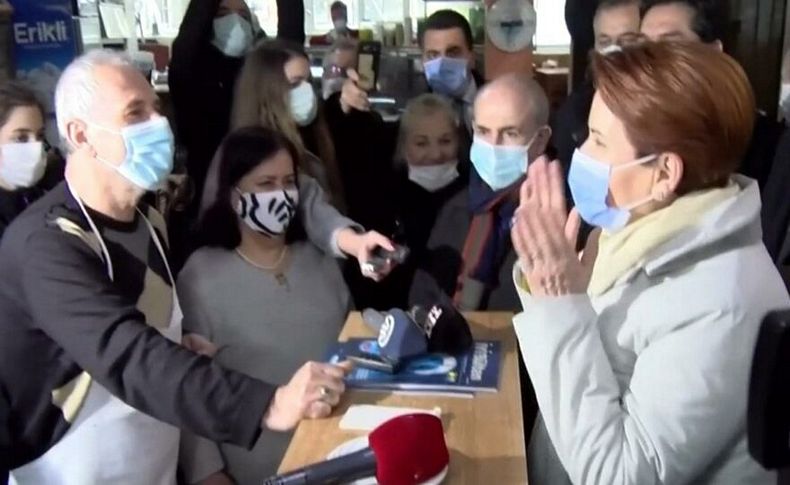 ‘Sallayın düşecekler’ diye seslenen vatandaşa Akşener’den dikkat çeken cevap