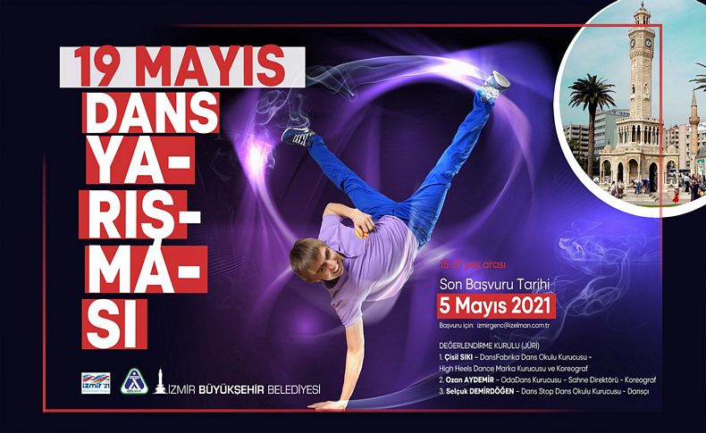 İzmir Büyükşehir Belediyesi’nden 19 Mayıs dans yarışması