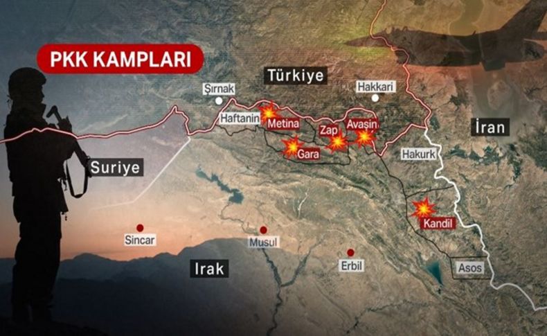 Kuzey Irak'ta  geniş çaplı operasyon