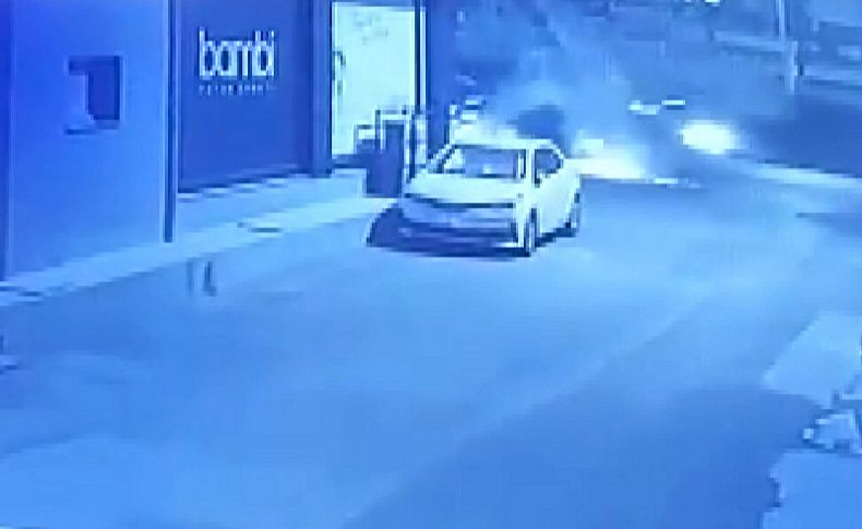 İzmir'de takla atan otomobilin sürücüsü yaralandı